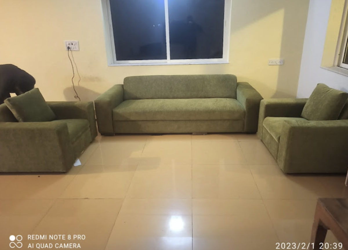Olive Green Sofa Set